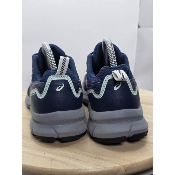 Asics Trail Scout 3 Running Trail Hiking Shoes  Womens SZ 9 US Black/Grey/Salmon - Picture 6 of 9